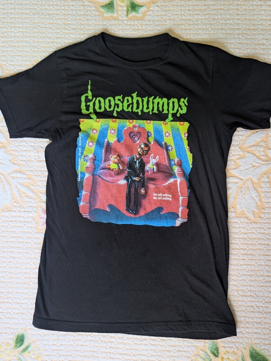 Other - Vintage Goosebumps Slappy the Dummy Graphic T-Shirt Retro Horror Tee Black